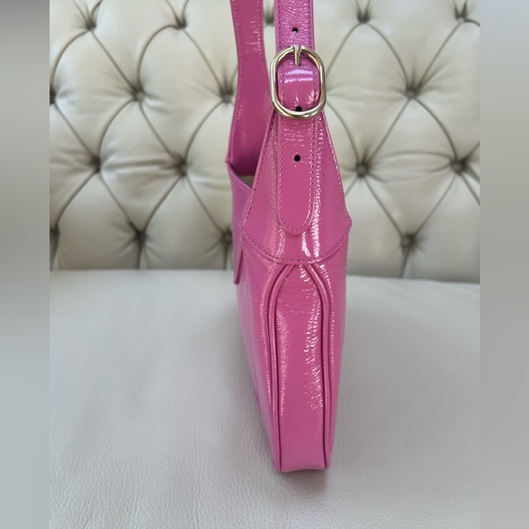 NEW GUCCI JACKIE SMALL SHOULDER BAG PINK LEATHER - Picture 6 of 11